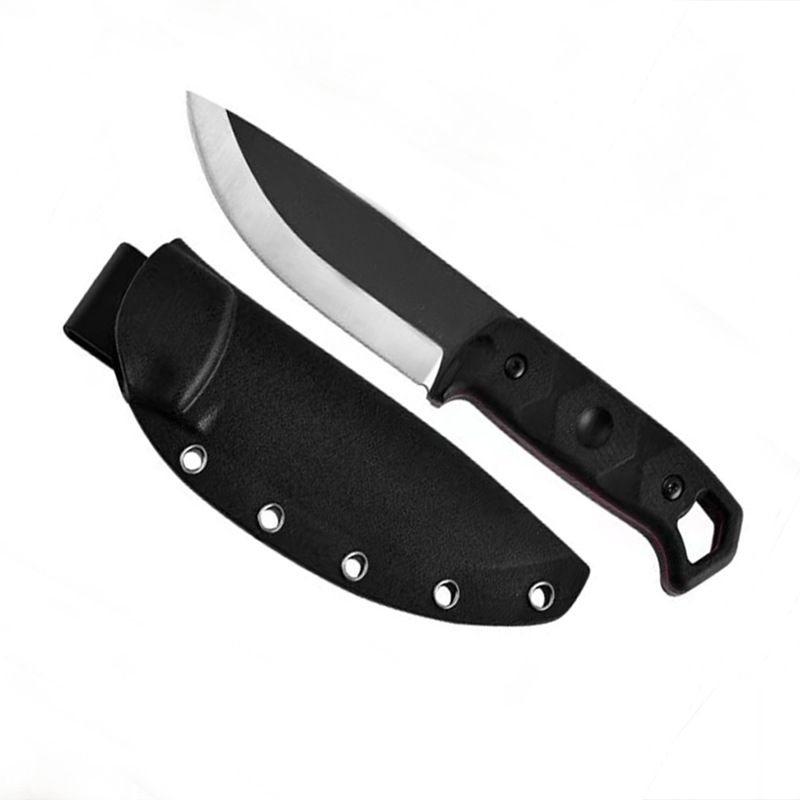Outdoor self-defense survival portable tactical knife Topps TOPS integrated keel adventure knife D2 steel K sheath meat knife