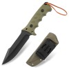 Cross-border Wilderness Survival Defense Small Straight Knife Outdoor Tactical Knife K Sheath Knife Set EDC Knife Camping Sharp High Hardness