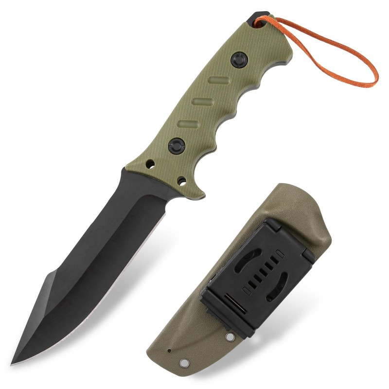 Cross-border Wilderness Survival Defense Small Straight Knife Outdoor Tactical Knife K Sheath Knife Set EDC Knife Camping Sharp High Hardness