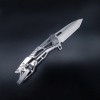 All-steel mechanical knife creative high hardness outdoor tools field saber fruit knife with nylon knife cover