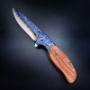 Foreign trade knife wooden handle fruit knife multi-purpose outdoor knife military knife self-defense tool generation hand-made folding knife