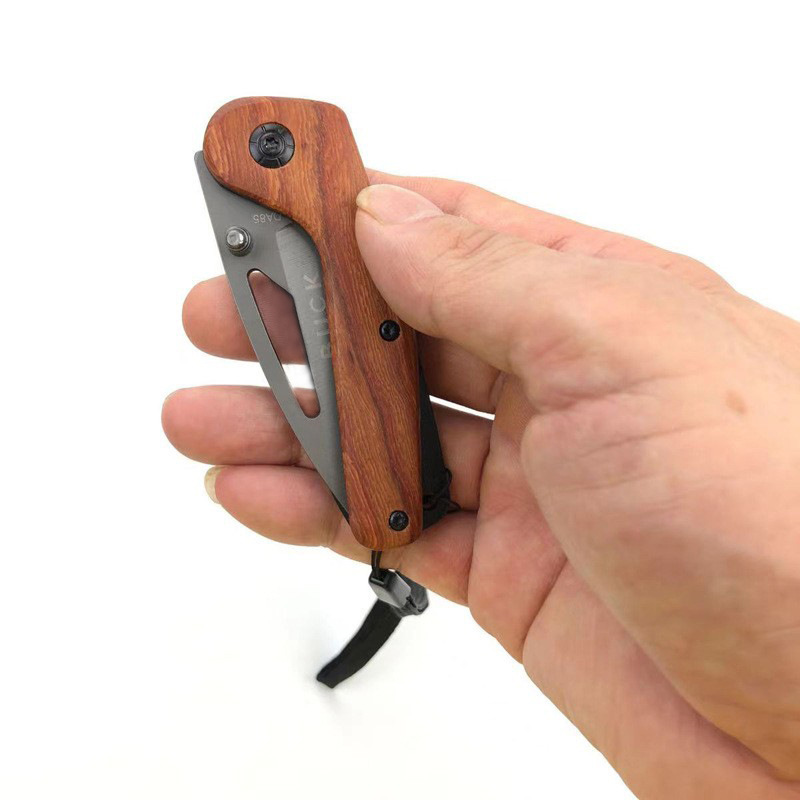 Foreign trade mini knife outdoor wilderness knife portable self-defense folding knife cross-border folding knife EDC self-defense fruit knife