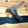 Cross-Border Supply Outdoor Camping Folding Knife Sharp High Hardness Portable Pocket Knife Tactical Split Python Knife