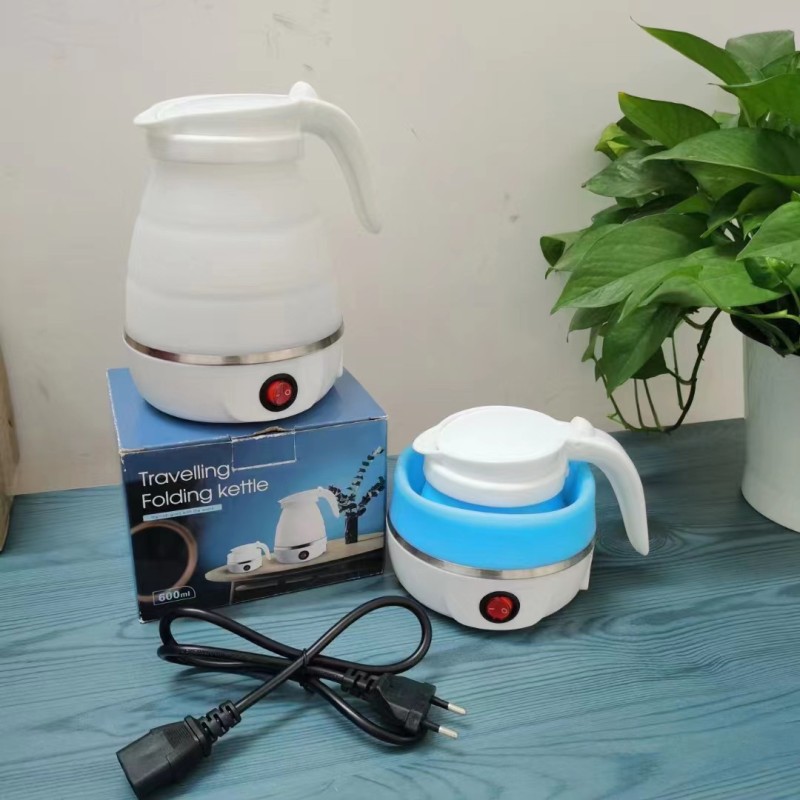 Foreign trade export folding kettle mini silicone electric kettle travel travel portable small household
