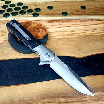 Cross-Border Supply Outdoor Self-Defense Folding Knife Ball Bearing G10 Handle Beast Tactical Knife High Hardness Sharp Knife