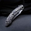 Outdoor survival emergency folding knife creative relief gift knife jungle tactical saber high hardness stainless steel