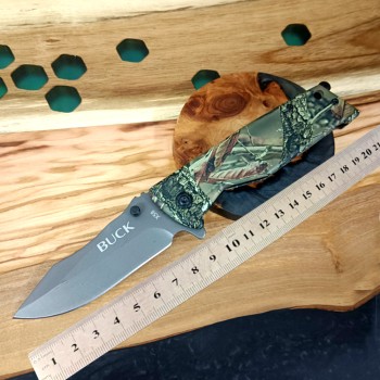 Dropshipping Manufacturer Supply Camouflage Outdoor Knife Stainless Steel Folding Knife Sharp Hunting Adventure Knife