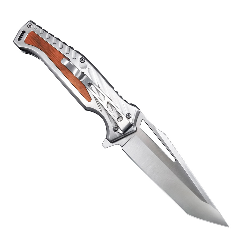 Wholesale stainless steel camping knife high hardness exquisite saber portable outdoor travel tools portable fruit knife