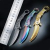 Exquisite fruit knife Jinlong knife creative folding knife camping outdoor knife collection cold weapon relief knife wholesale