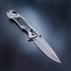 Stainless steel folding knife outdoor knife high hardness knife camping survival tool saber carbon fiber handle cutter