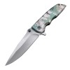 Folding knife outdoor household fruit knife cross-border Amazon saber high hardness self-defense knife camouflage folding knife