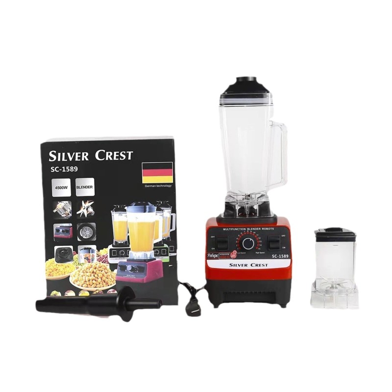 Mixer SC-1589 Double Cup Wall Breaking Machine Household Soybean Milk Grinding SILVER CREST4500W Juicer