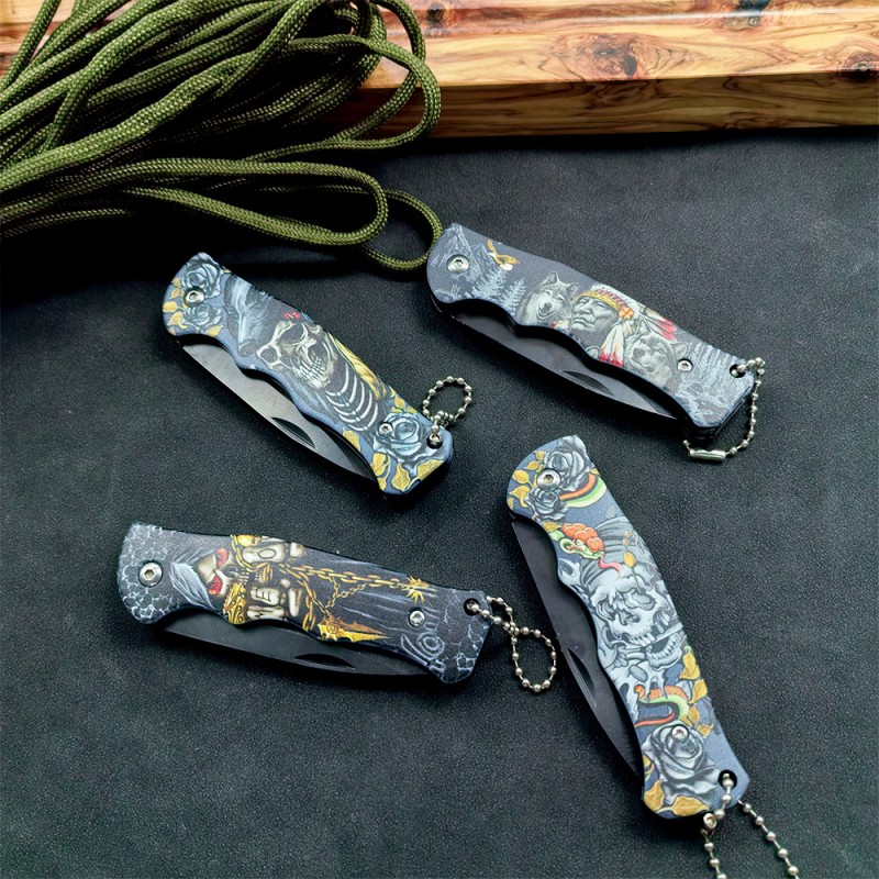 Dropshipping Manufacturer Direct Sales Mini Portable Keychain Knife Kitchen Tools Travel Camping Knife Fishing Cutter