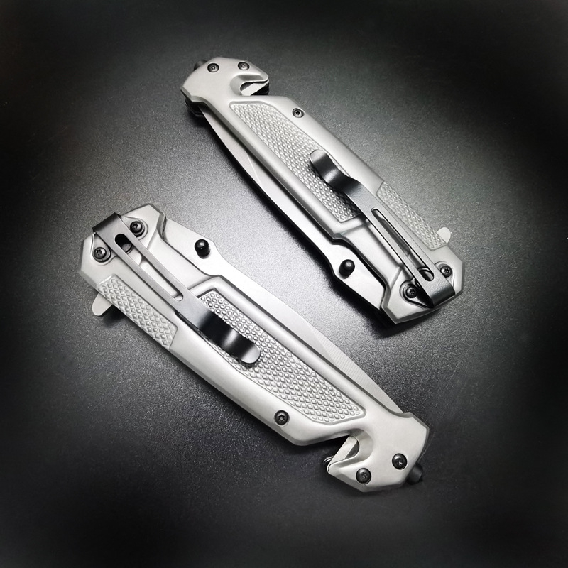 Wild High-Hardness Knife, Stainless Steel Survival Knife, Window Breaker, Escape Tool, Military Knife, One-Piece Knife, Fruit Knife