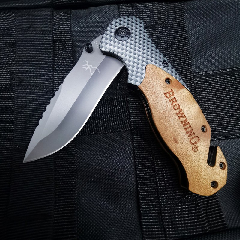 Browning Folding Knife Outdoor Knife Wilderness Survival Military Knife Self-Defense High Hardness Amazon X50 Fruit Knife