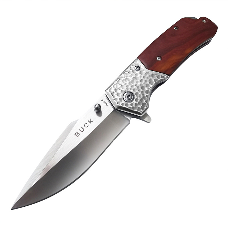 Wholesale Outdoor Pocket Knife Folding Knife Portable High Hardness Military Knife Fruit Knife Outdoor Self-Defense Emergency Survival Knife