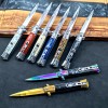 Mafia Stainless Steel Knife Outdoor Household Fruit Knife Self-Defense Field Tactical Knife Exquisite Fruit Small Folding Knife