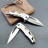 Outdoor Self-Defense Knife, High Hardness, Car-Mounted Express Delivery Tool, Knife Back Clip, Portable Stainless Steel Knife, Pocket Lightweight Knife