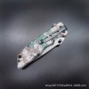 Folding knife outdoor household fruit knife cross-border Amazon saber high hardness self-defense knife camouflage folding knife