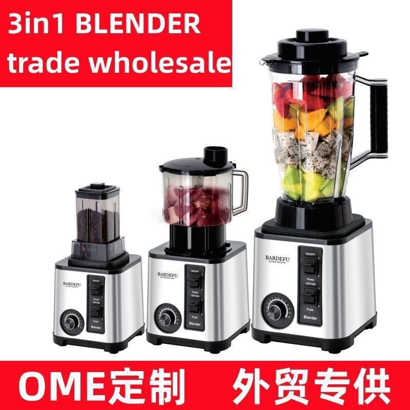 3L6in1blender cross border stainless steel wall breaking machine large capacity juicer meat grinder mixer factory