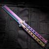 Practice Comb Butterfly Comb Fingers Fashion Play Folding Watch Hand Training Knife Props Training Knife csgo Play Black Comb