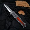 Wholesale outdoor knife high hardness saber household fruit knife field rescue knife hunting stainless steel folding knife