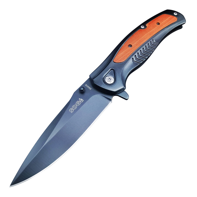 Factory wholesale outdoor knife folding fruit knife sharp cold weapon portable self-defense short knife export foreign trade knife