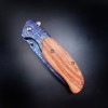 Foreign trade knife wooden handle fruit knife multi-purpose outdoor knife military knife self-defense tool generation hand-made folding knife