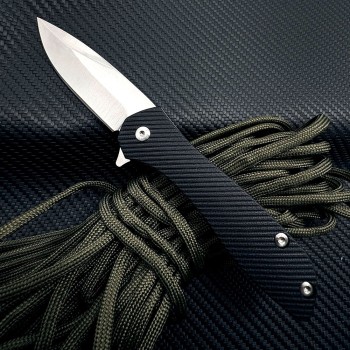 Outdoor Self-Defense Folding Knife G10 Handle Sharp Pocket Knife Kitchen Fruit Knife Orchard Grafting Knife Package Opening Knife