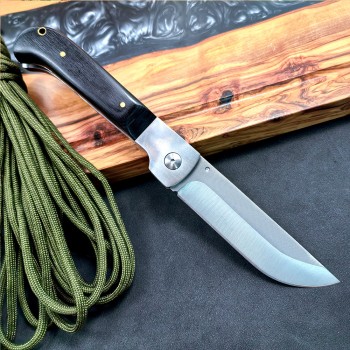 Outdoor Self-Defense Folding Knife Russian 4Th Generation Tactical Knife Wilderness Survival Portable Pocket Knife with Ebony Handle