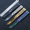 Unbladed Samurai Butterfly Practice Knife CSGO Game Toy All-Steel Hand-Playing Training Novice Comb Practice Artifact