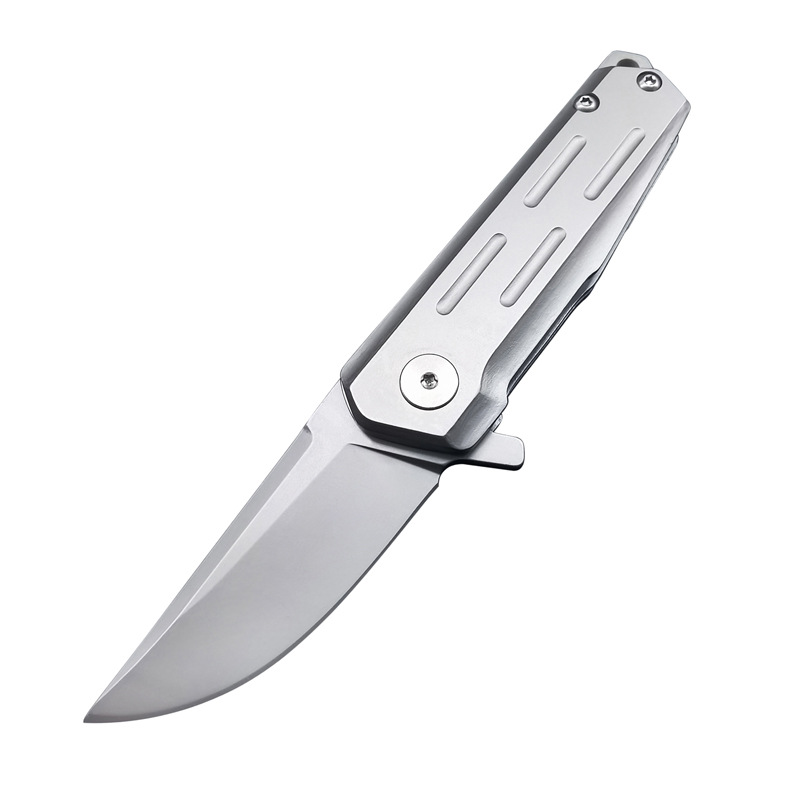 Mini D2 Steel Knife, Self-Defense Folding Knife, Car Travel Supplies, Portable Fruit Knife, Portable Meat Cutting Knife