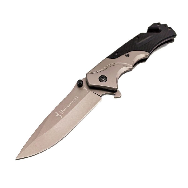 Cross-border hot sale FA49 folding knife G10 handle tactical saber multifunctional portable sharp knife bottle opener