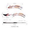 CSGO Practice Folding Toy Portable Game Props Butterfly Training Knife Comb Outdoor Shake Knife Not Bladed
