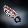 Outdoor claw knife high hardness car broken window escape tool knife saber ring fox folding knife folding claw knife