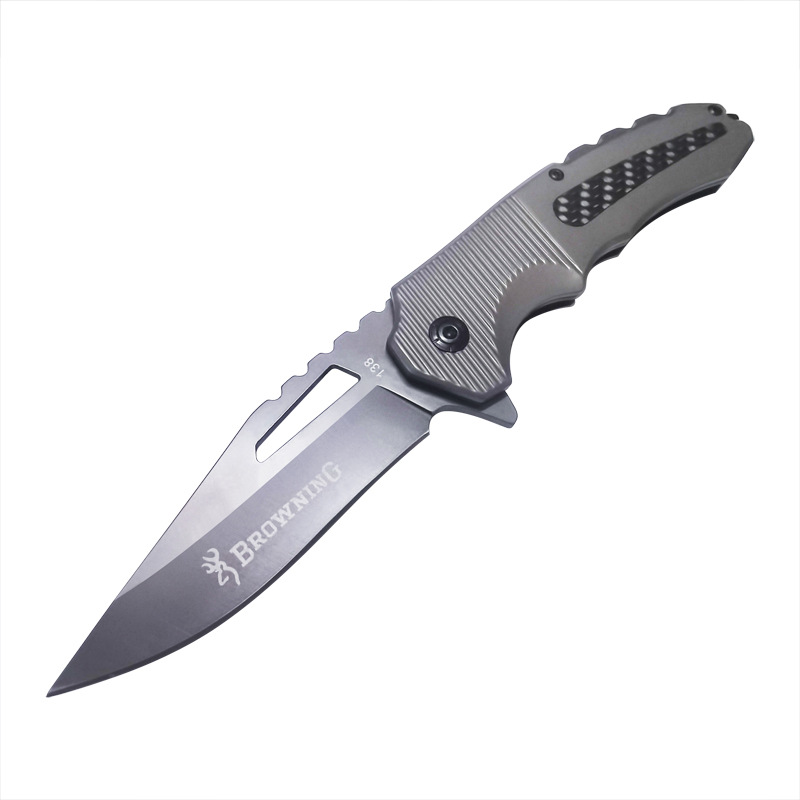 Wholesale portable knife outdoor sharp high hardness folding knife camping knife folding knife cross-border small commodity fruit knife