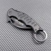 Outdoor Cool Claw Knife Portable Car Window-Breaking Escape Tool Knife Ring Fox Folding Knife Folding Claw Knife