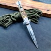 Mafia Stainless Steel Knife Outdoor Household Fruit Knife Self-Defense Field Tactical Knife Exquisite Fruit Small Folding Knife