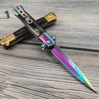 Mafia stainless steel knife outdoor household fruit knife self-defense field saber cross-border supply of a generation of hair