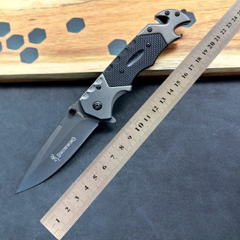 Cross-Border Supply G10 Handle Outdoor Folding Knife Tactical Knife Bottle Opener Window Breaker Portable Knife Pocket Folding Knife