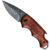 Wooden Handle Knife Outdoor Folding Knife Hand-held Meat Mini Key Chain Fruit Knife Portable Portable Bottle Opening Tool