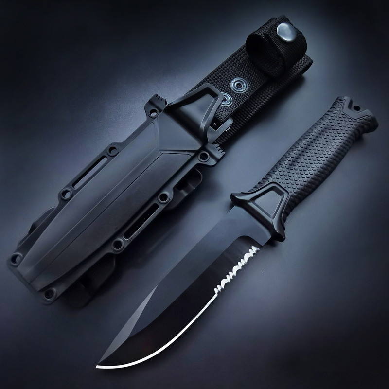 BG Survival Knife High Hardness Infantry Tactical Knife Outdoor Camping Straight Knife Self-Defense Amazon Sabre Knife