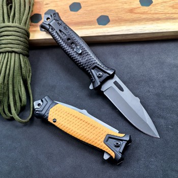Outdoor Camping Style Convenient Knife, Outdoor Survival Knife, Special Combat Self-Defense Multi-Purpose Stainless Steel Folding Knife, High Hardness Knife