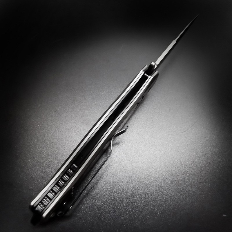 Camping survival folding knife carbon fiber handle self-defense knife creative swordfish fruit knife cross-border export supply saber