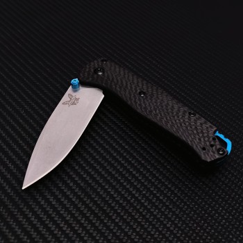 Cross-Border Butterfly 535-3 Carbon Fiber Handle Ecd Fishing Folding Knife Lightweight Outdoor Survival Tactical Knife Dropshipping