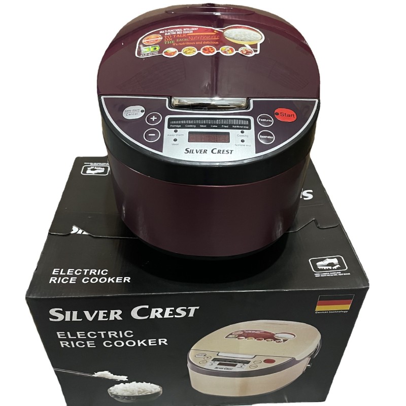 Large Capacity Reservable Transparent Cover Cross-border 5 L Rice Cooker English Skylight Rice Cooker Home Smart
