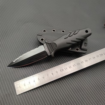 Outdoor Emergency Knife K Sheath Tactical Knife Beier Wilderness Survival Knife High Hardness Small Straight Knife Mountaineering Camping Knife