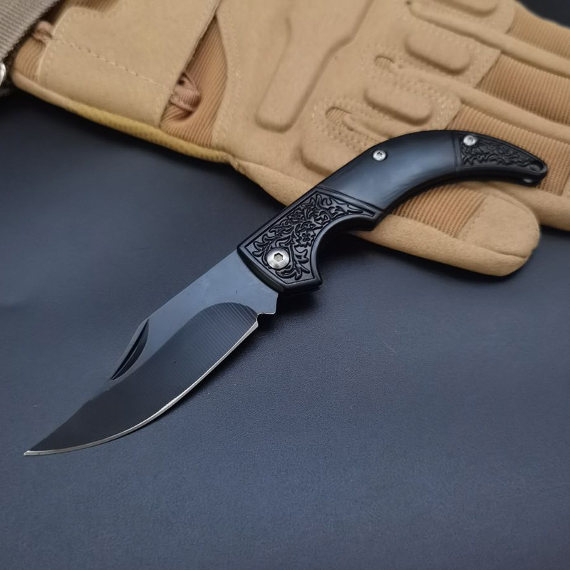 Mini Knife Portable Folding Knife Household Fruit Knife Melon Knife Disassemble Express Tool Keychain Horn Knife