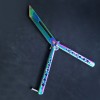 Unbladed Samurai Butterfly Practice Knife CSGO Game Toy All-Steel Hand-Playing Training Novice Comb Practice Artifact