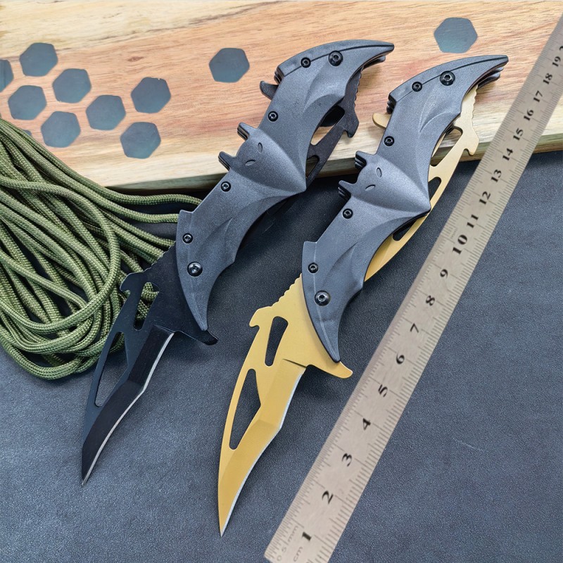 Outdoor Pocket Folding Knife, Creative Bat Knife, Adventure Knife, Emergency Knife, Portable Fruit Knife, Cool Folding Knife